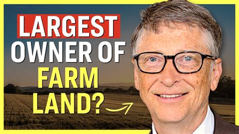 why does bill gates own so much farmland